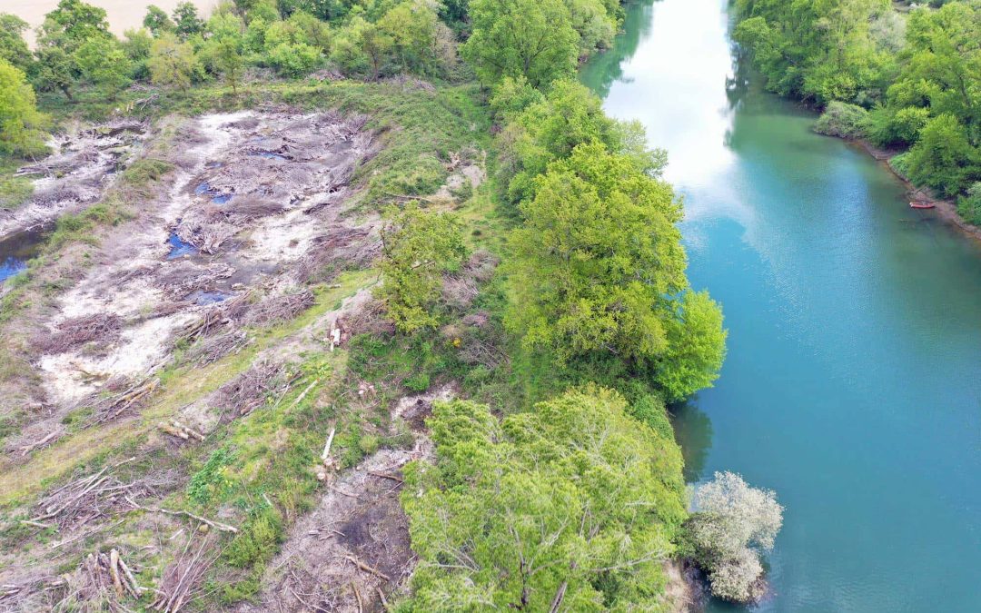 Restauration d’une zone d’expansion de crue sur le fleuve ADOUR
